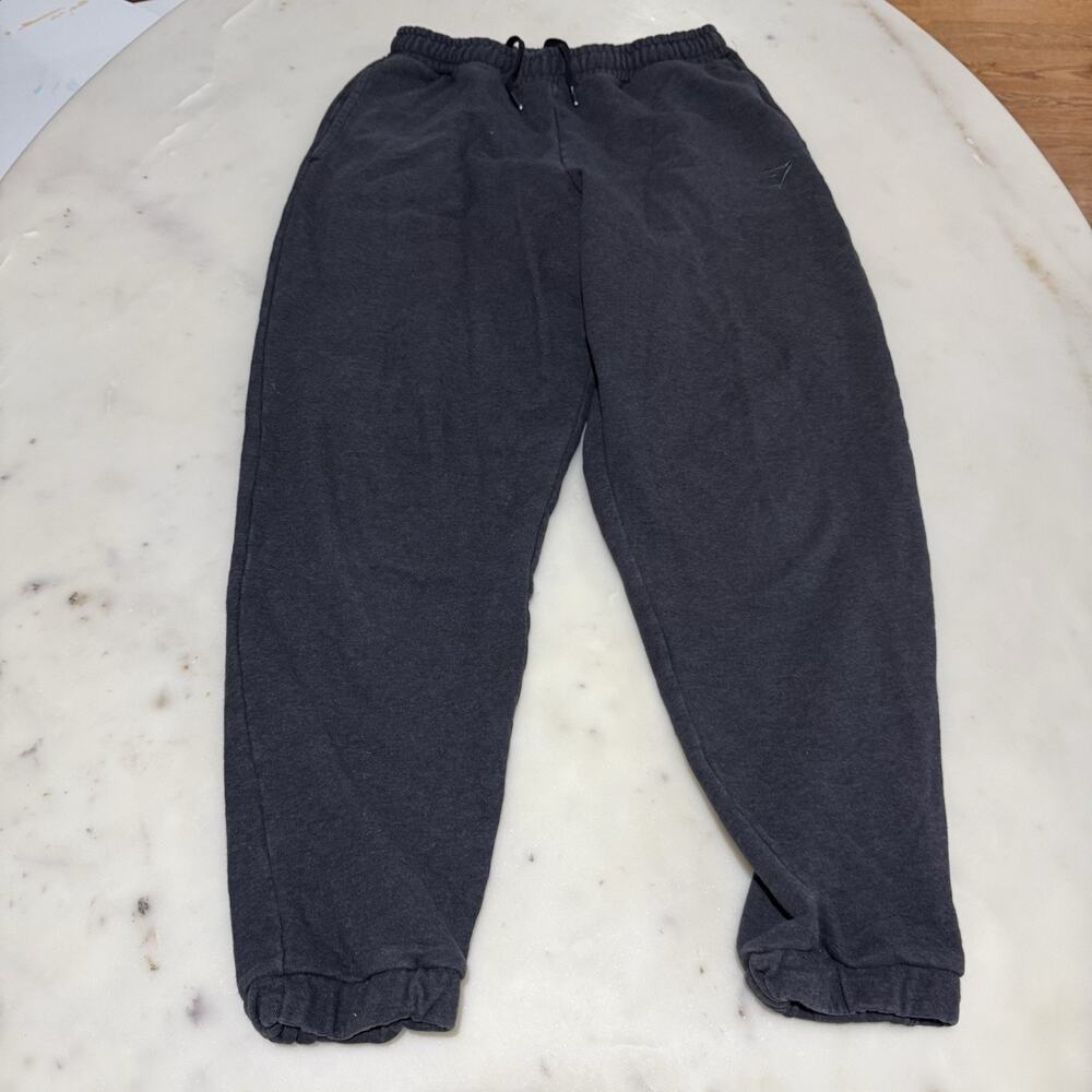 Gymshark Women’s M Training Fleece Jogger Cotton Dark Grey Gym Yoga Sweat Pants